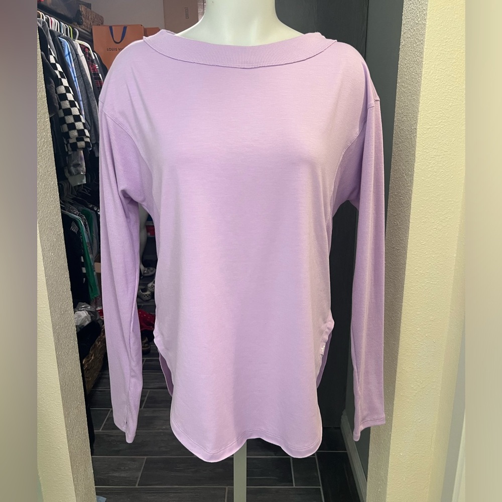 NWT JoyLab Light Purple Standard Fit Long Sleeve Tee